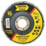 disco de desbaste fertak flap disc maxi n 40 115 x 22mm 4.5