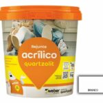 rejunte quartzolit acrilico 1kg branco 52