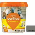 rejunte quartzolit acrilico 1kg cinza outono