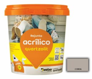 rejunte quartzolit acrilico 1kg corda