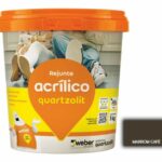 rejunte quartzolit acrilico 1kg marrom cafe