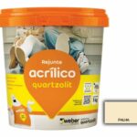 rejunte quartzolit acrilico 1kg palha