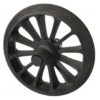 roda para carrinho de mao pneu macico plastico paraboni 28041