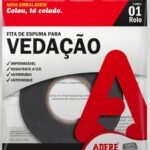 fita de espuma para vedacao adere 19mm x 5mt