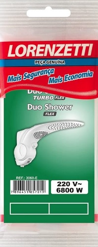 resistencia lorenzetti duo shower flex eletronico 6800w 220v 3060e