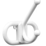 cabide primafer parede 1 gancho branco 502 2