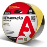 fita demarcacao adere preto amarelo 50mmx30mt 8561 s 1