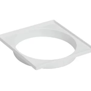 Tigre Porta Grelha Quadrada 150mm Branca